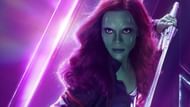 Gamora with a sword (Image via YouTube)